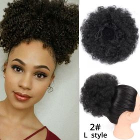 High Puff Ponytail (Option: Natural color)